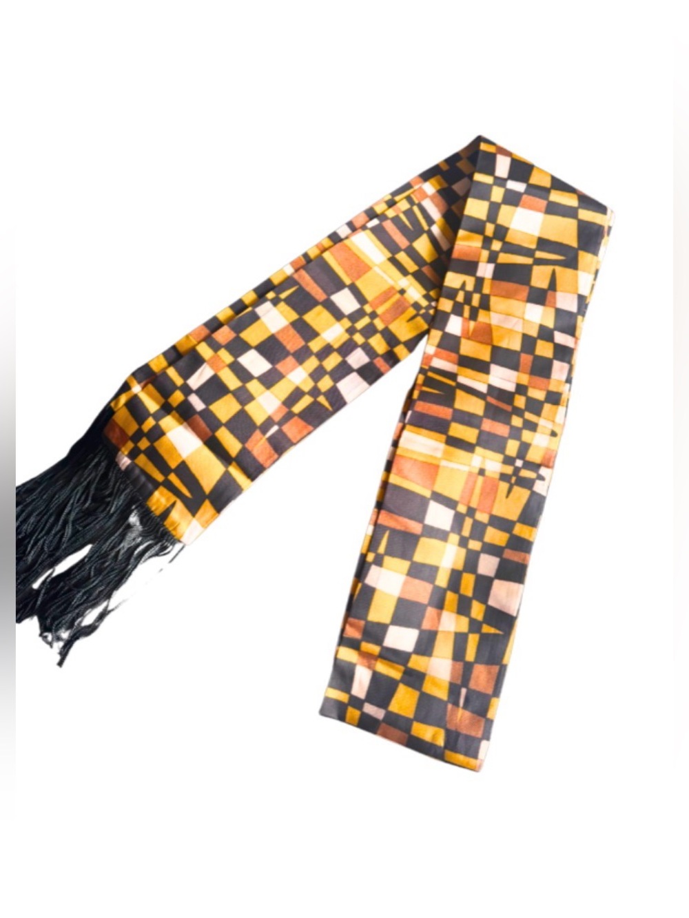 Black Yellow & Brown Scarf